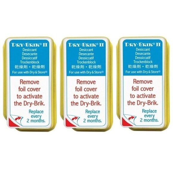 Dry-Brick Desiccant Blocks Replacement Moisture Absorbing Device Dehumidifier x2 - Picture 1 of 4